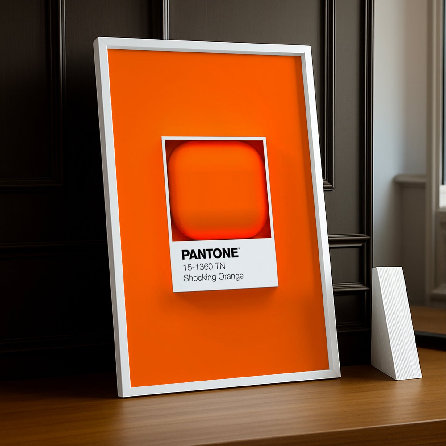 Cadre Photo Pantone Étiquette - Shocking Orange