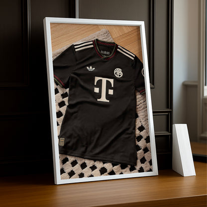 Poster Maillot Football - Bayern Munich Extérieur 25-26