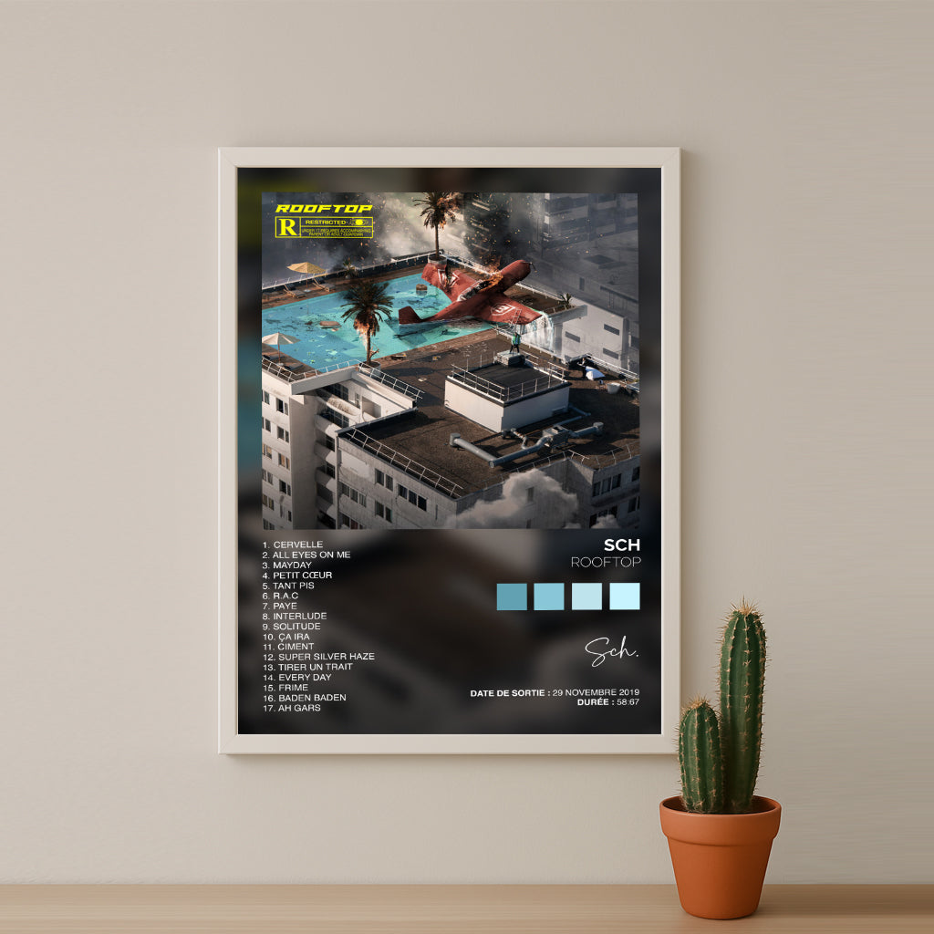 Poster SCH - Album Rooftop