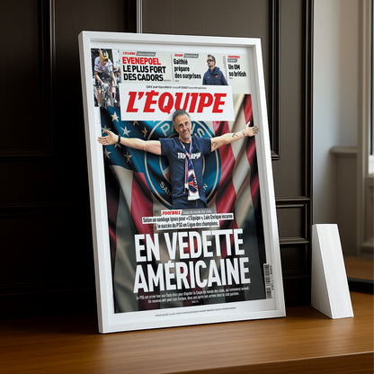 Cadre photo L'Equipe Paris Saint-Germain journal