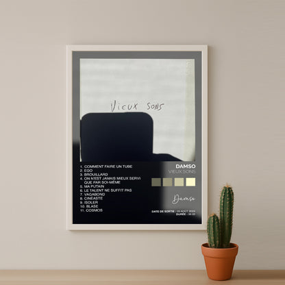 Poster Damso – Album Vieux sons