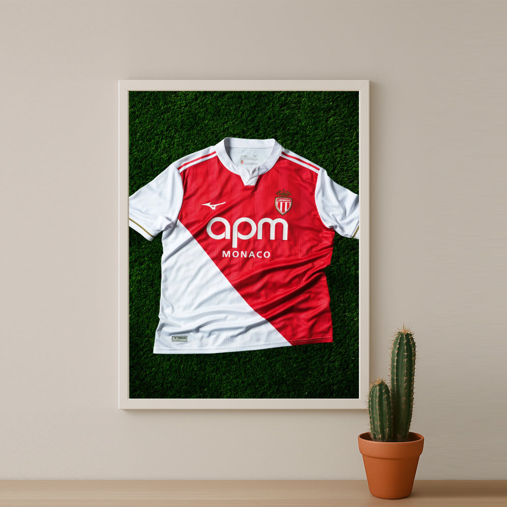 Cadre photo - Maillot AS Monaco 2026