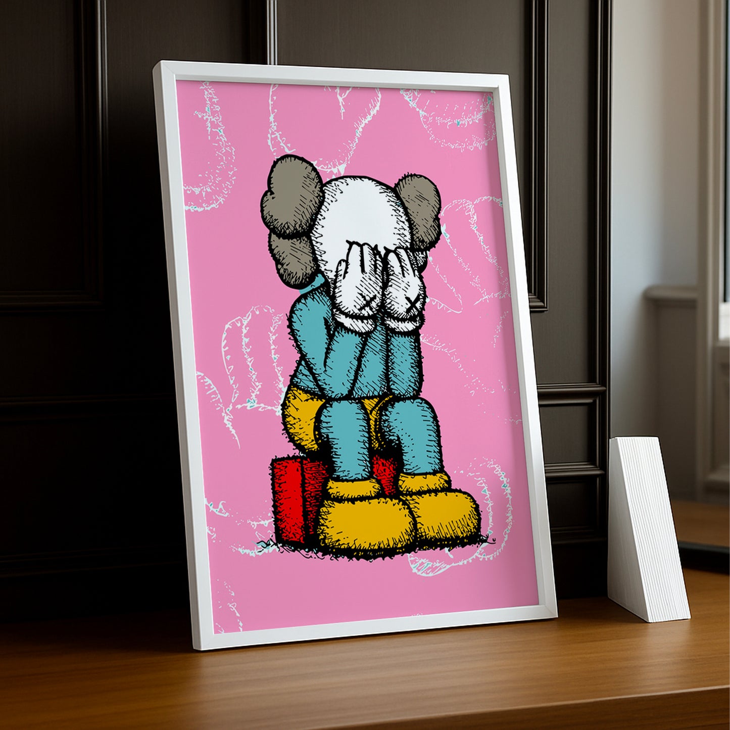 Poster Kaws pixel