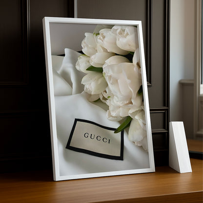 Cadre Photo Gucci - Tulipes Blanche