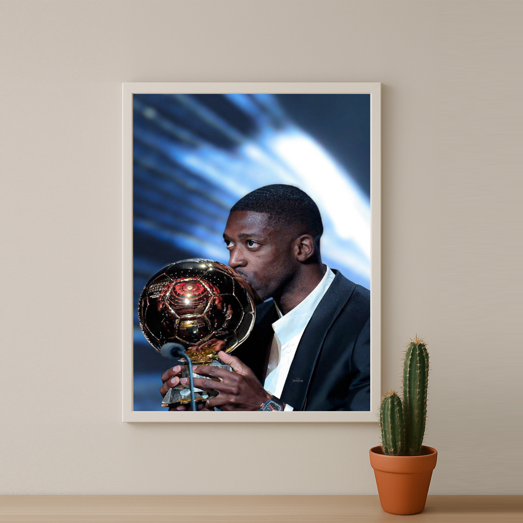 Cadre photo Ousmane Dembélé Ballon d'Or 2025