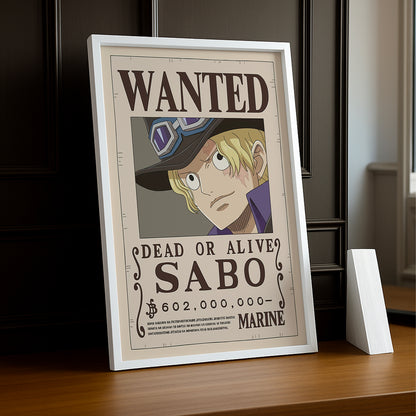 Cadre photo One Piece - Wanted Sabo