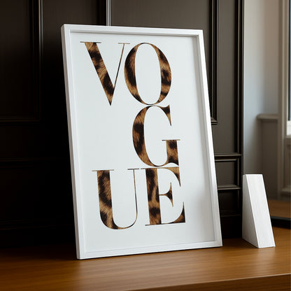 Cadre photo Vogue - Léopard