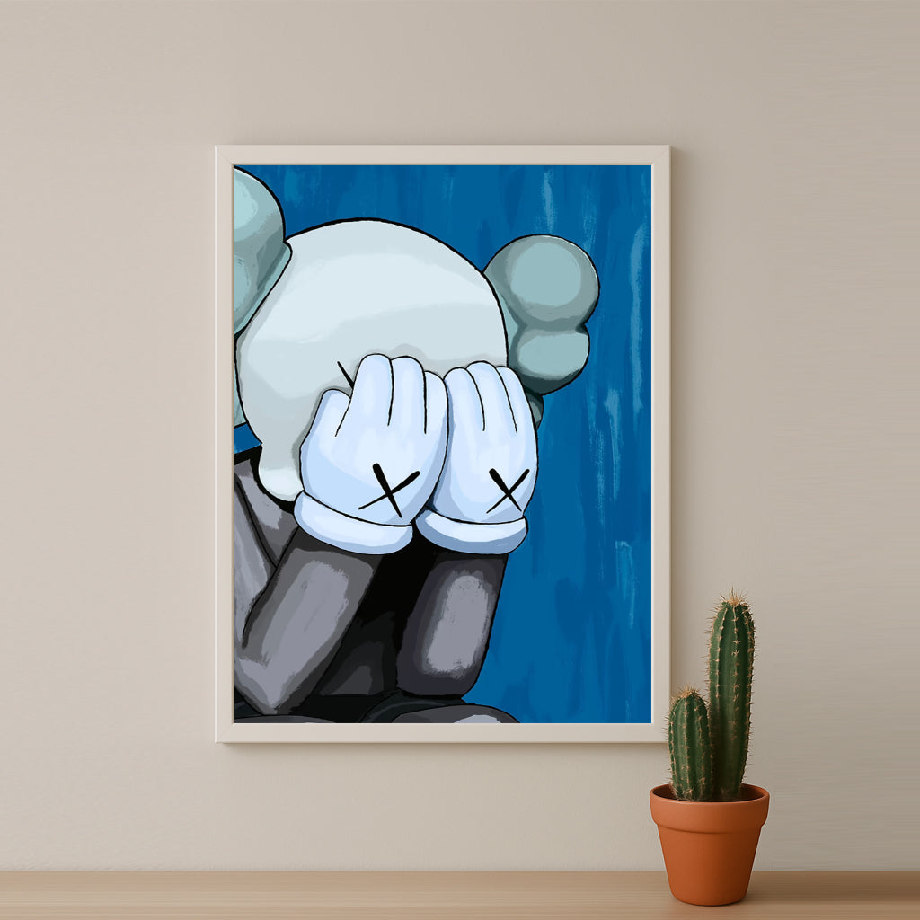 Cadre photo Kaws - Backblue