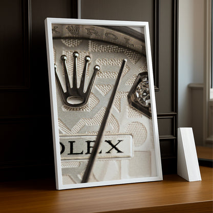 Poster Photo Rolex - White Watch