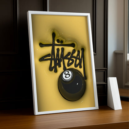 Cadre photo Stüssy - 3D Orange