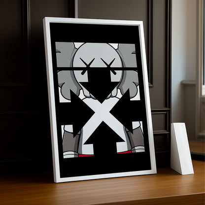 Cadre photo Off-White x Kaws