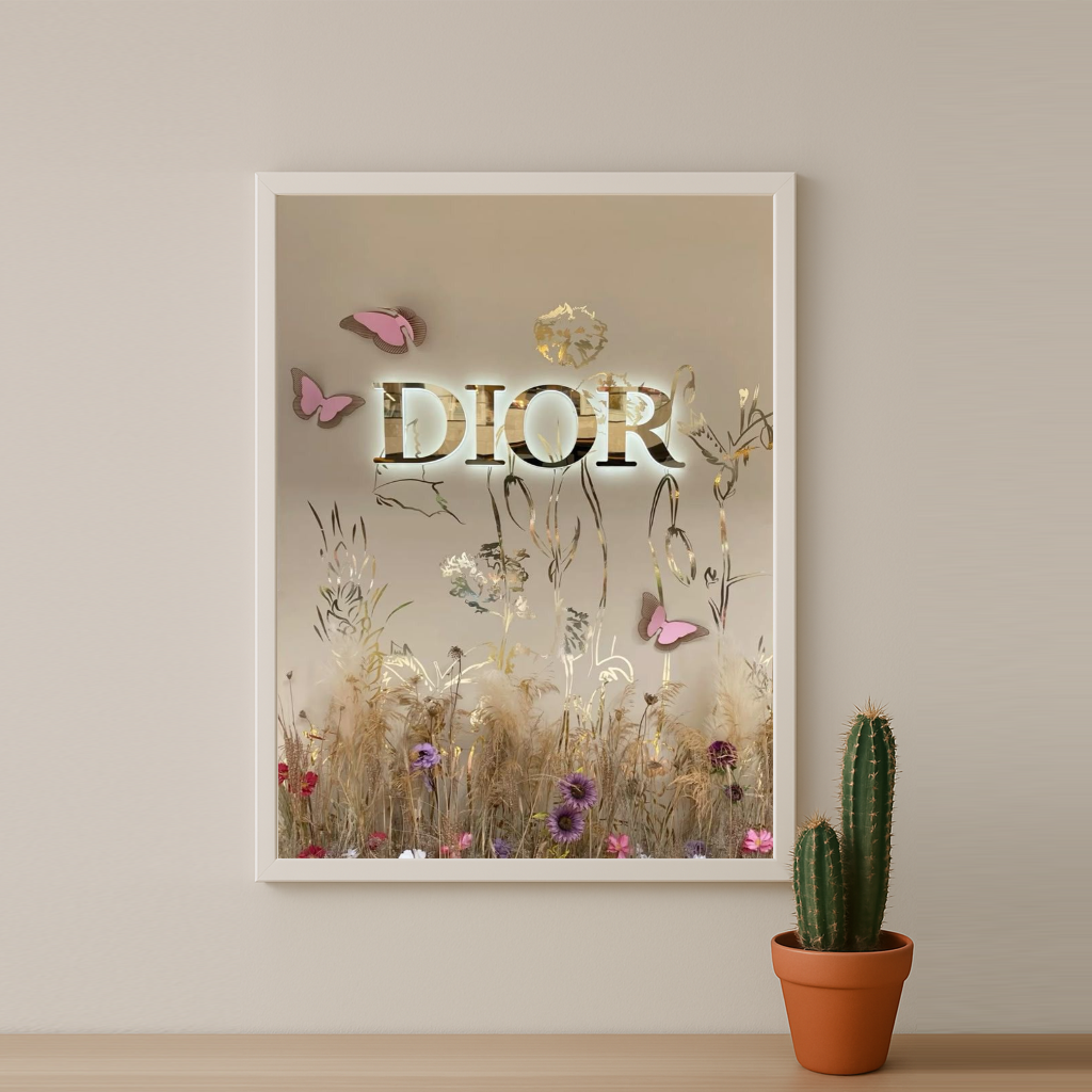 Cadre photo Dior Logo
