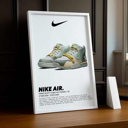 Cadre photo Travis Scott x Nike Air Trainer 1 SP