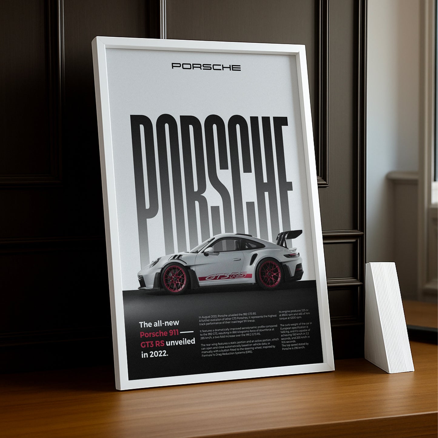 Poster Voitures - Porsche 911 GT3 RS