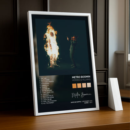 Poster Metro Boomin - Album Heroes & Villains