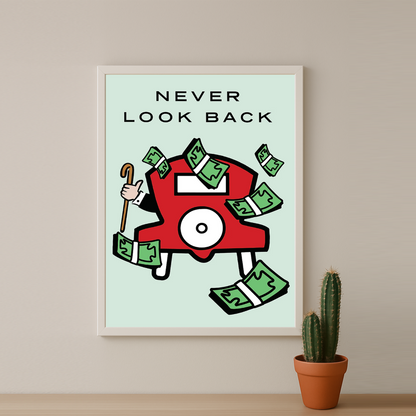 Monopoly Never look back - Cadre photo