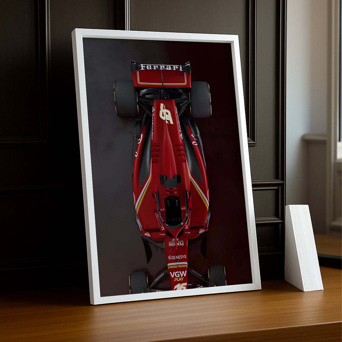 Poster encadrée Formule 1 - Ferrari
