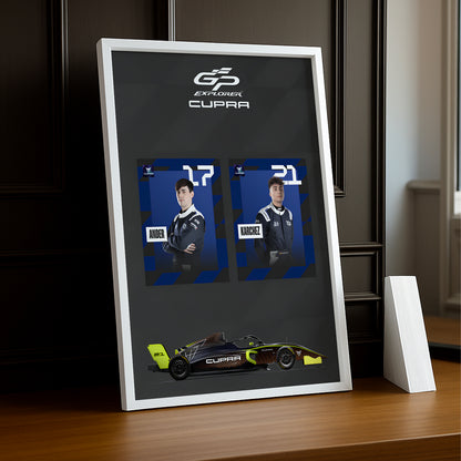 Cadre Photo GP Explorer Ander x Karchez – Monoplace Cupra | Édition Collector