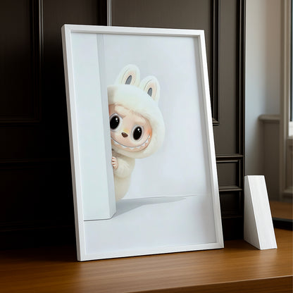 Poster Labubu White - Wall