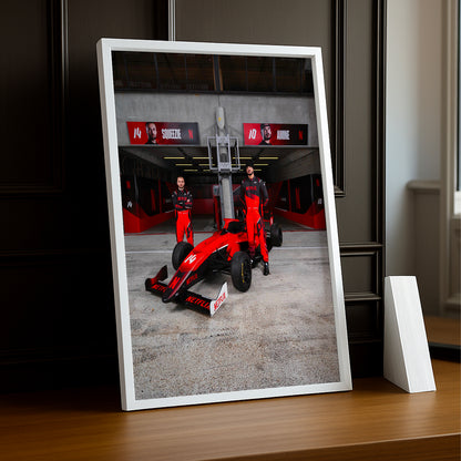 Poster encadrée GP Explorer - Écurie Netflix Squeezie x AmineMaTue