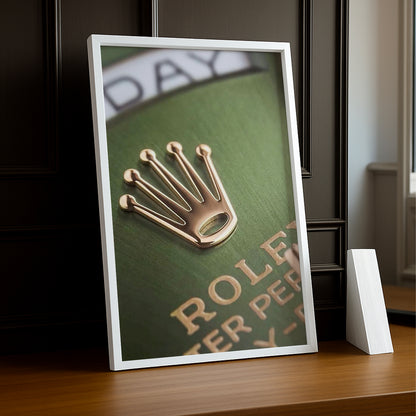 Poster Photo Rolex - Oyster Vert