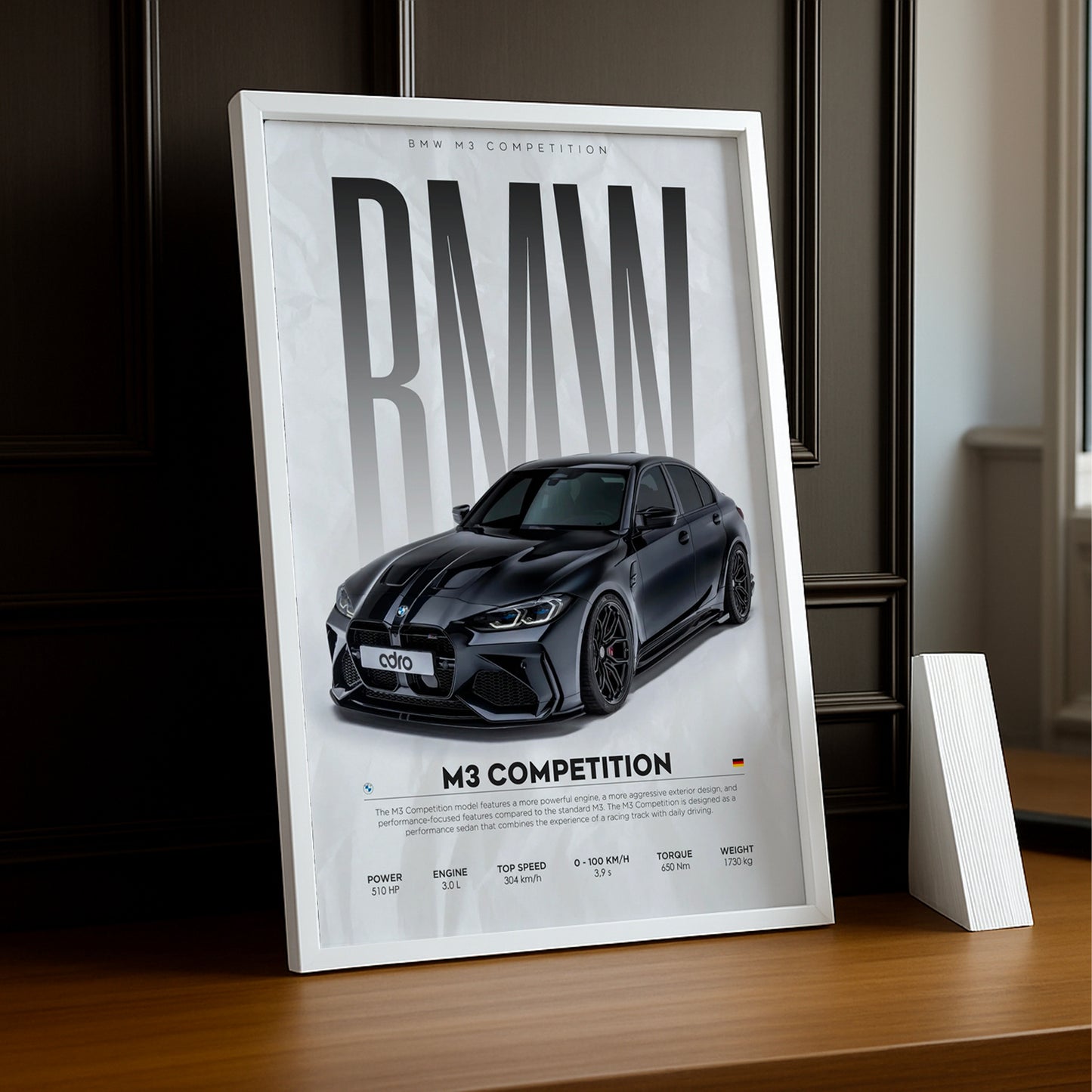 Cadre photo BMW M3 Competition