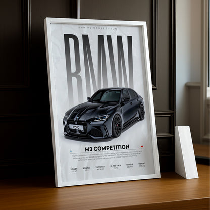 Cadre photo BMW M3 Competition