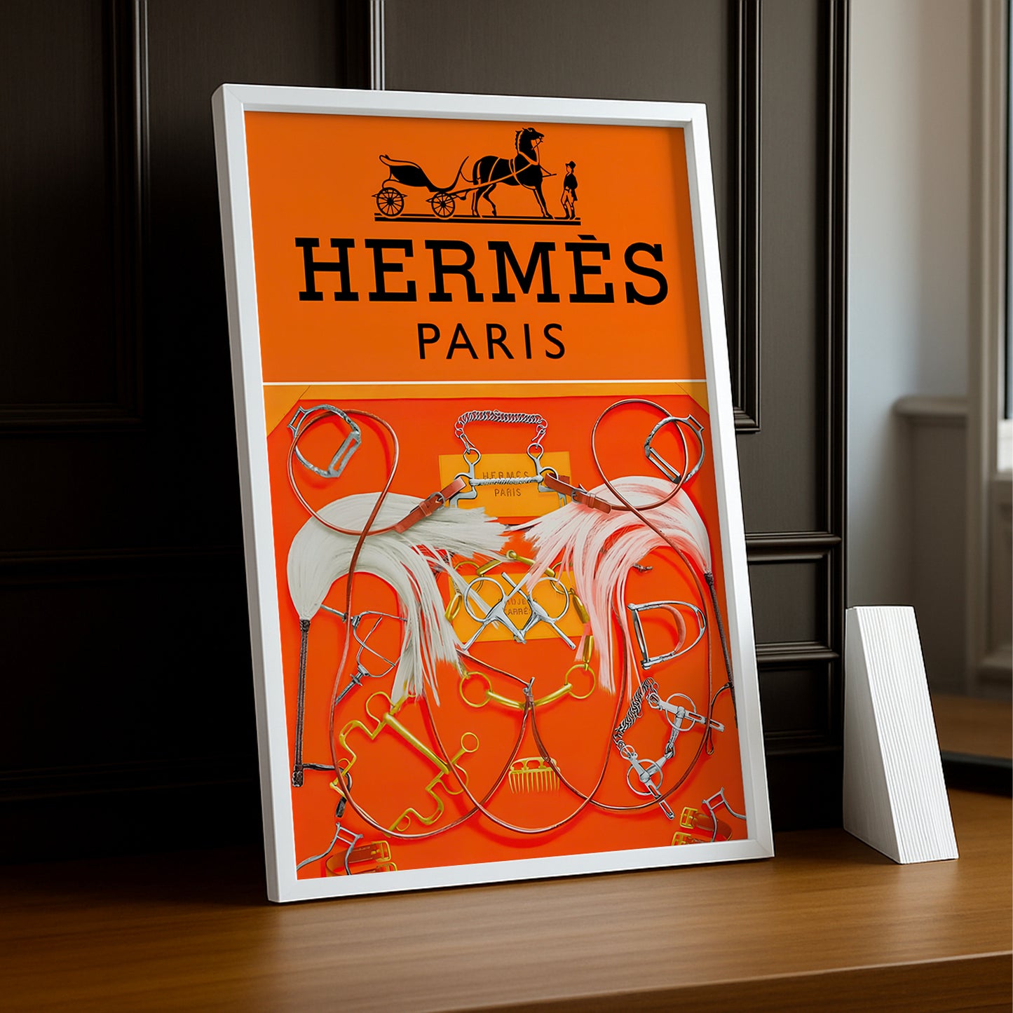 Cadre photo Hermès - Orange Paris