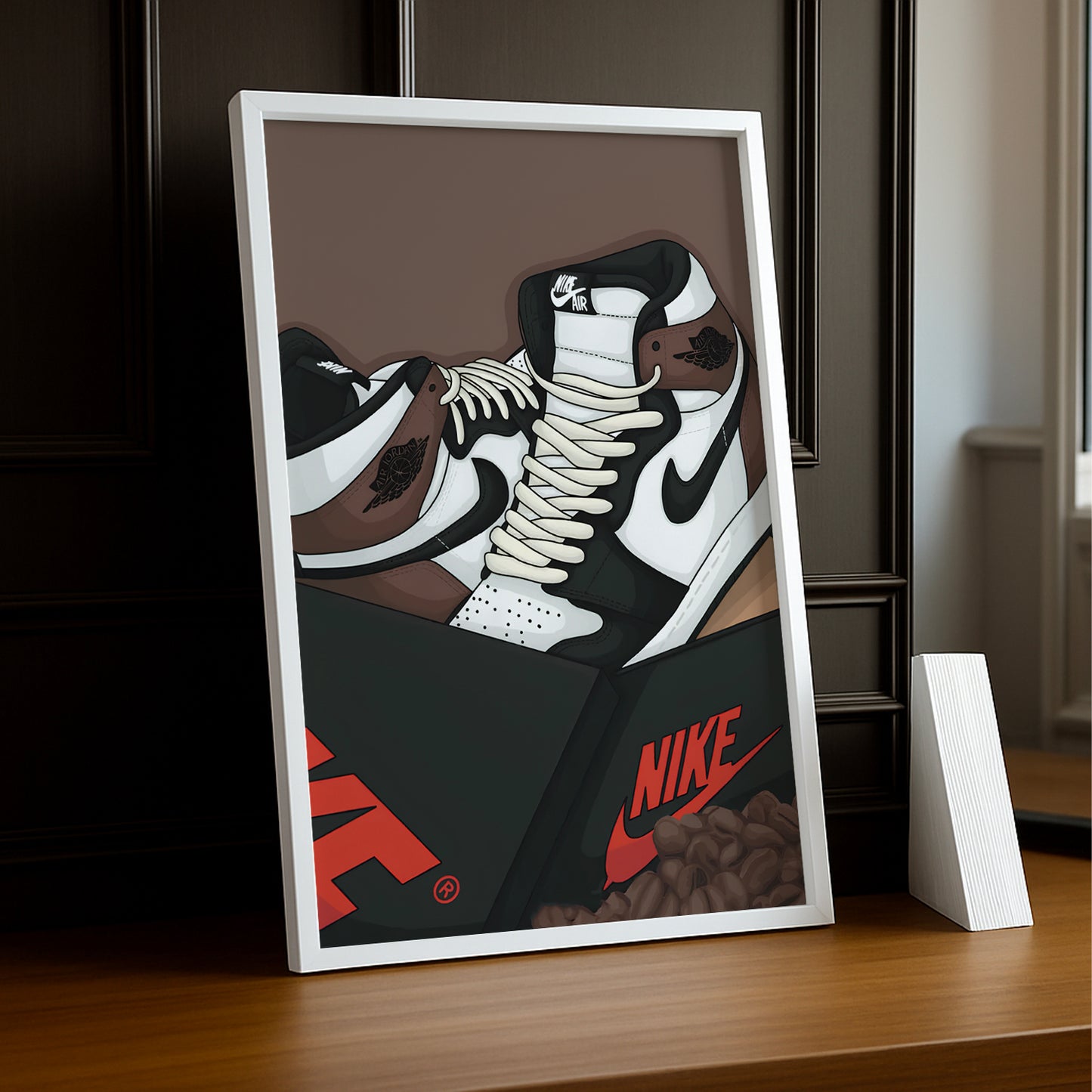 Poster Nike Air Jordan 1 High Brown