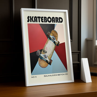 Cadre photo Bauhaus Skateboard