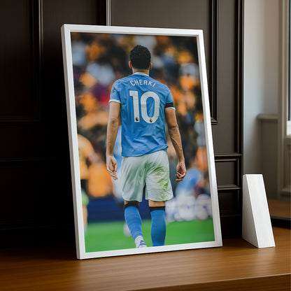 Poster Manchester City - Rayan Cherki 10