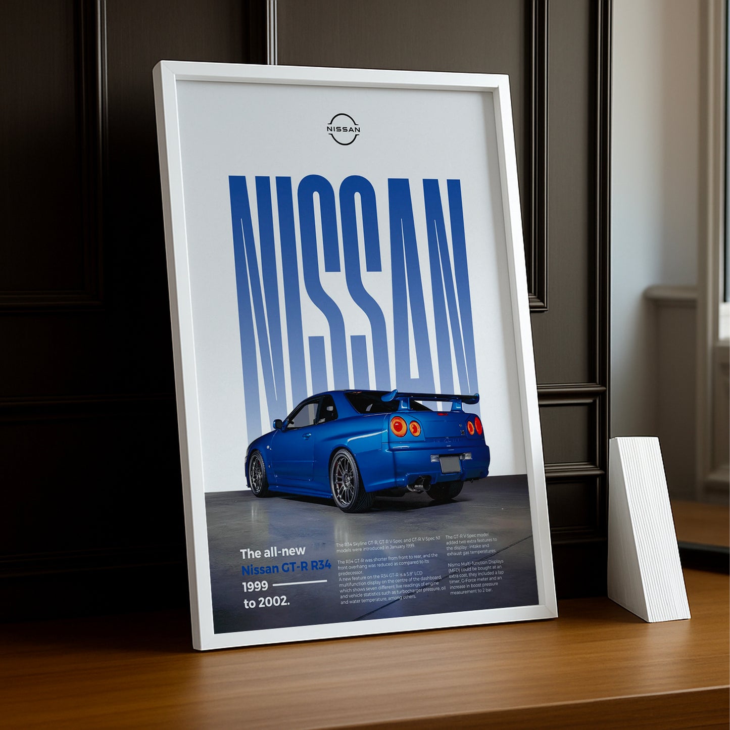 Poster Voitures - Nissan GT-R R-34