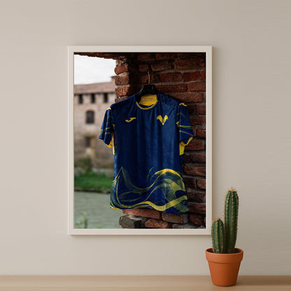 Poster Maillot Football - Hellas Verona Kit 25-26
