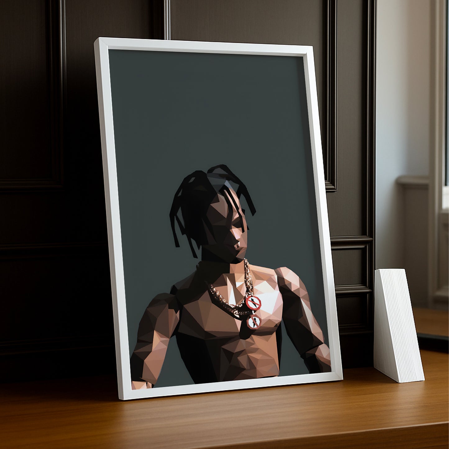 Kubischer Fotorahmen von Travis Scott 