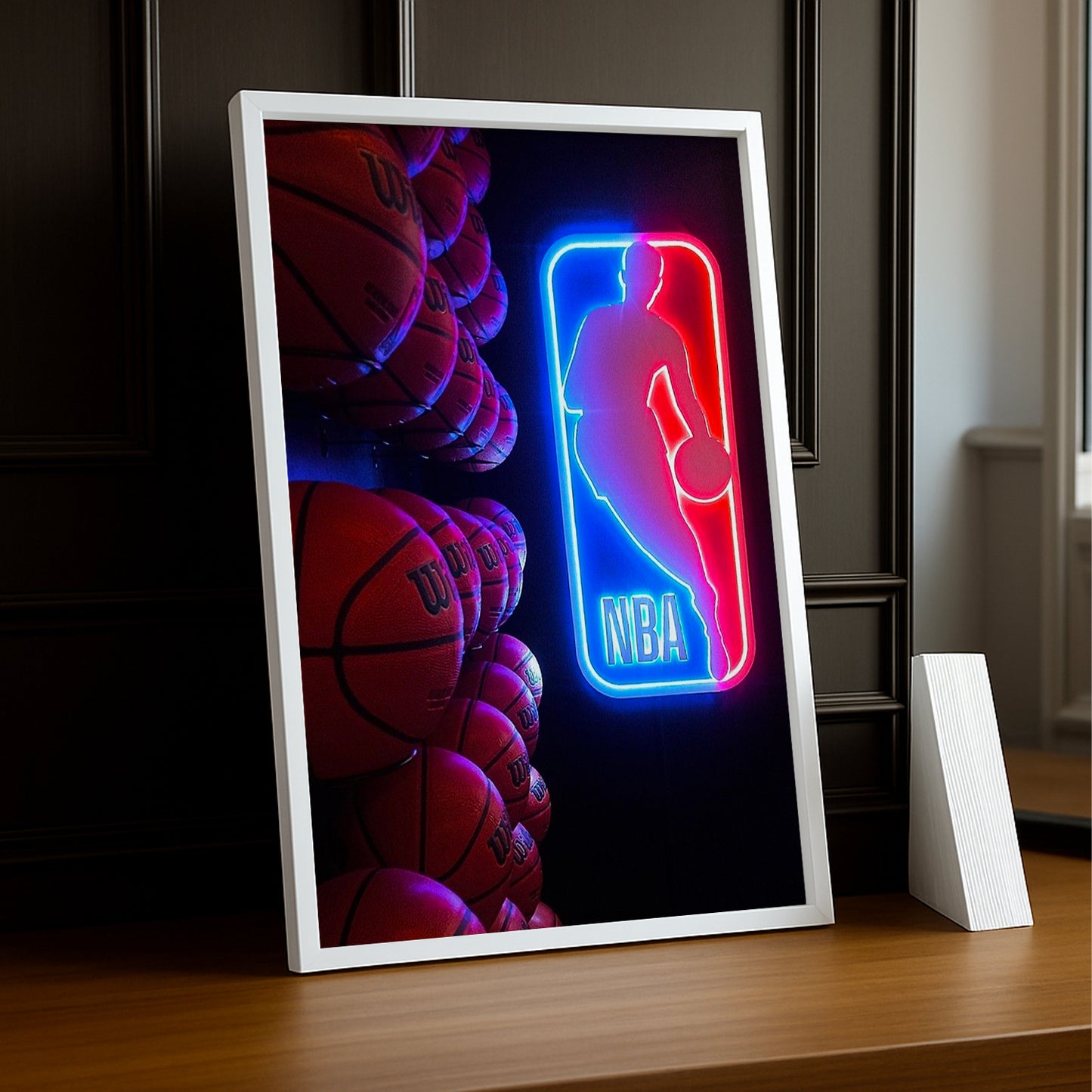 Cadre photo NBA - Led