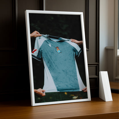 Cadre photo - Maillot Real Sociedad 25-26