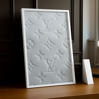 Cadre photo Louis Vuitton blanc
