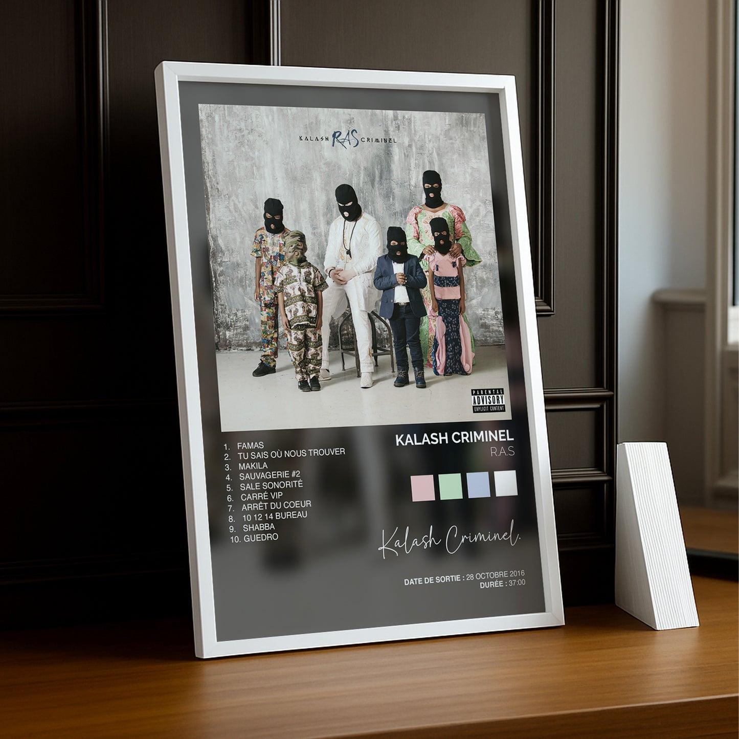 Cadre Photo Kalash Criminel - R.A.S