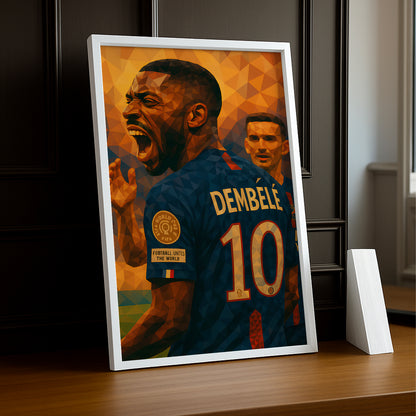 Dembélé Illustration Paris Saint-Germain