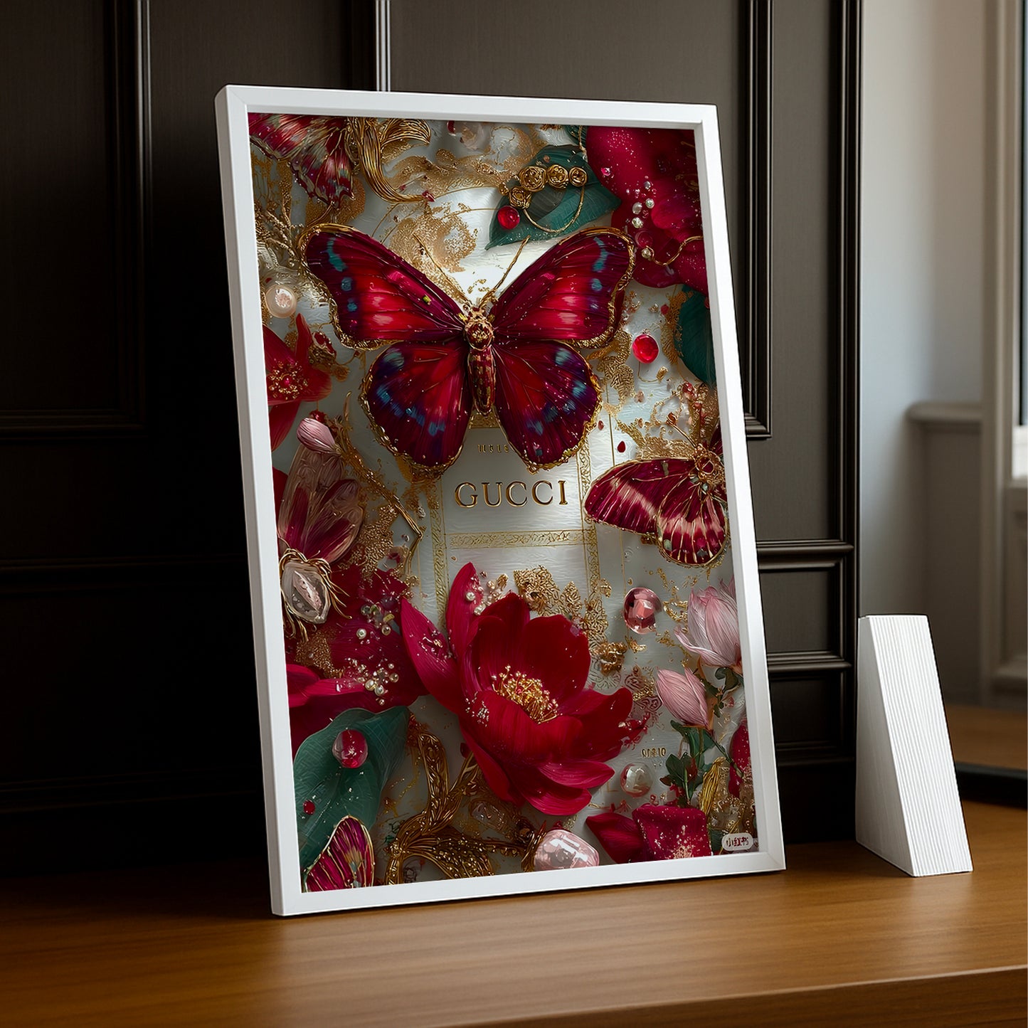 Cadre Photo Gucci - Papillons Illustration