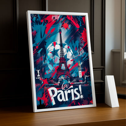 Poster Paris Saint-Germain illustration