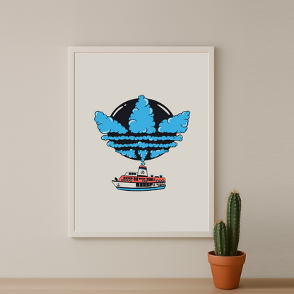 Cadre photo Adidas - Boat