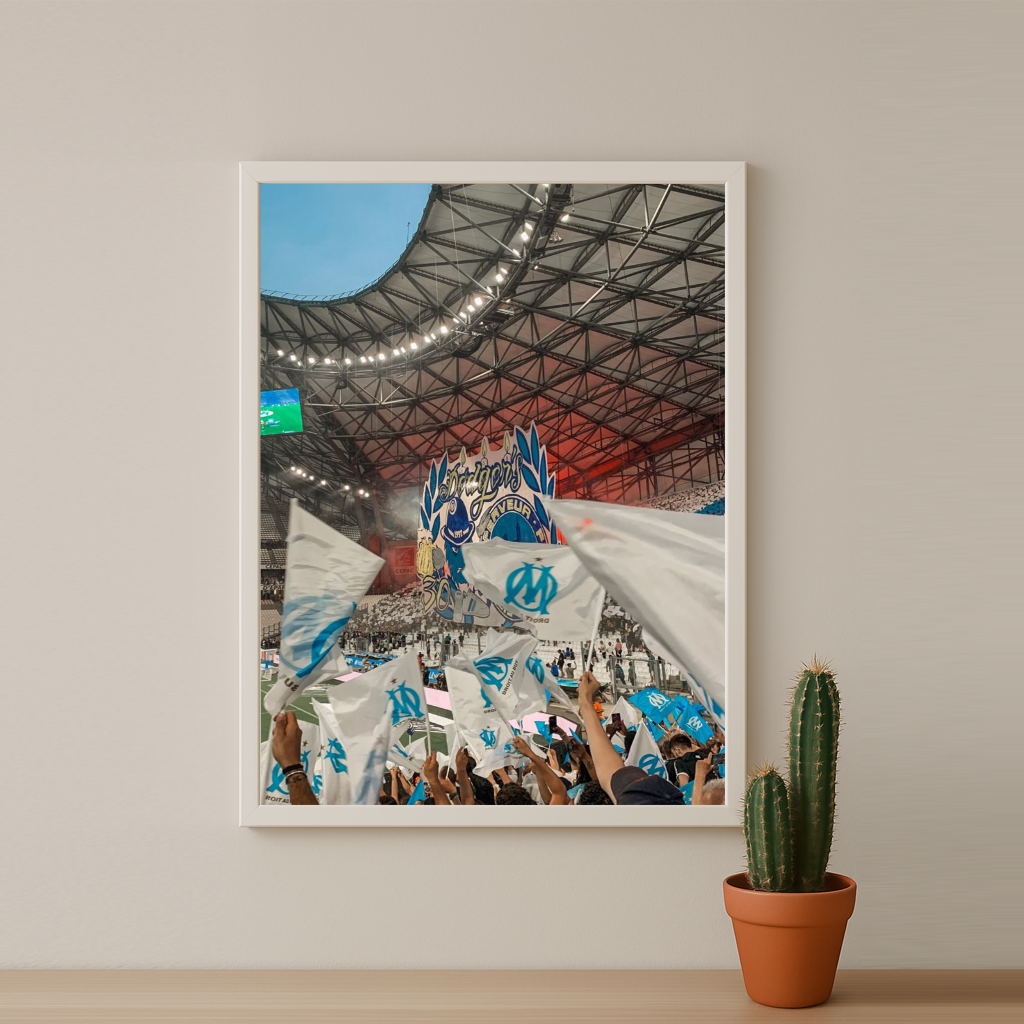 Olympique de Marseille Stade Vélodrome - Poster