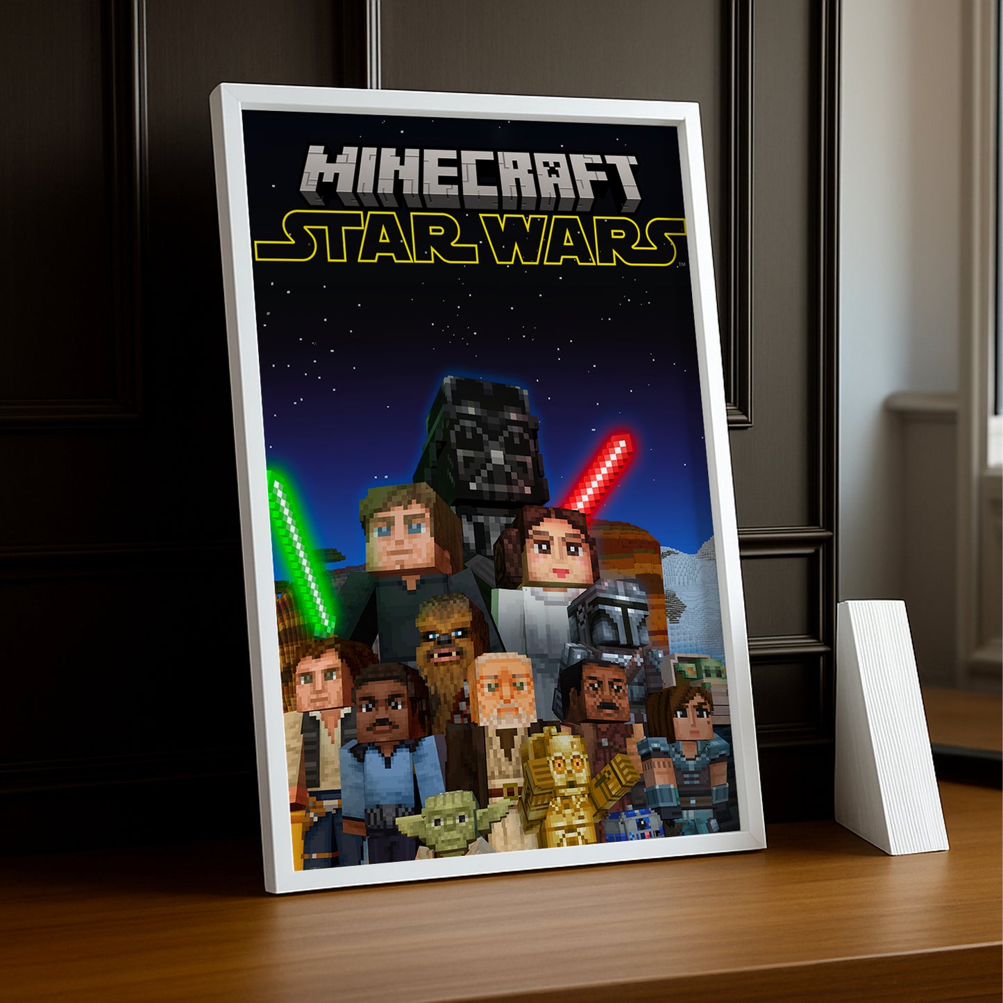 Cadre photo Minecraft - Star Wars