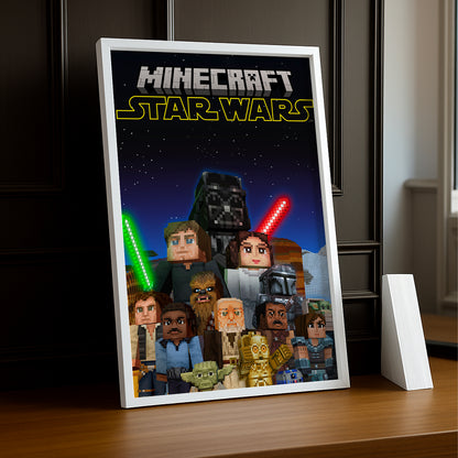 Cadre photo Minecraft - Star Wars