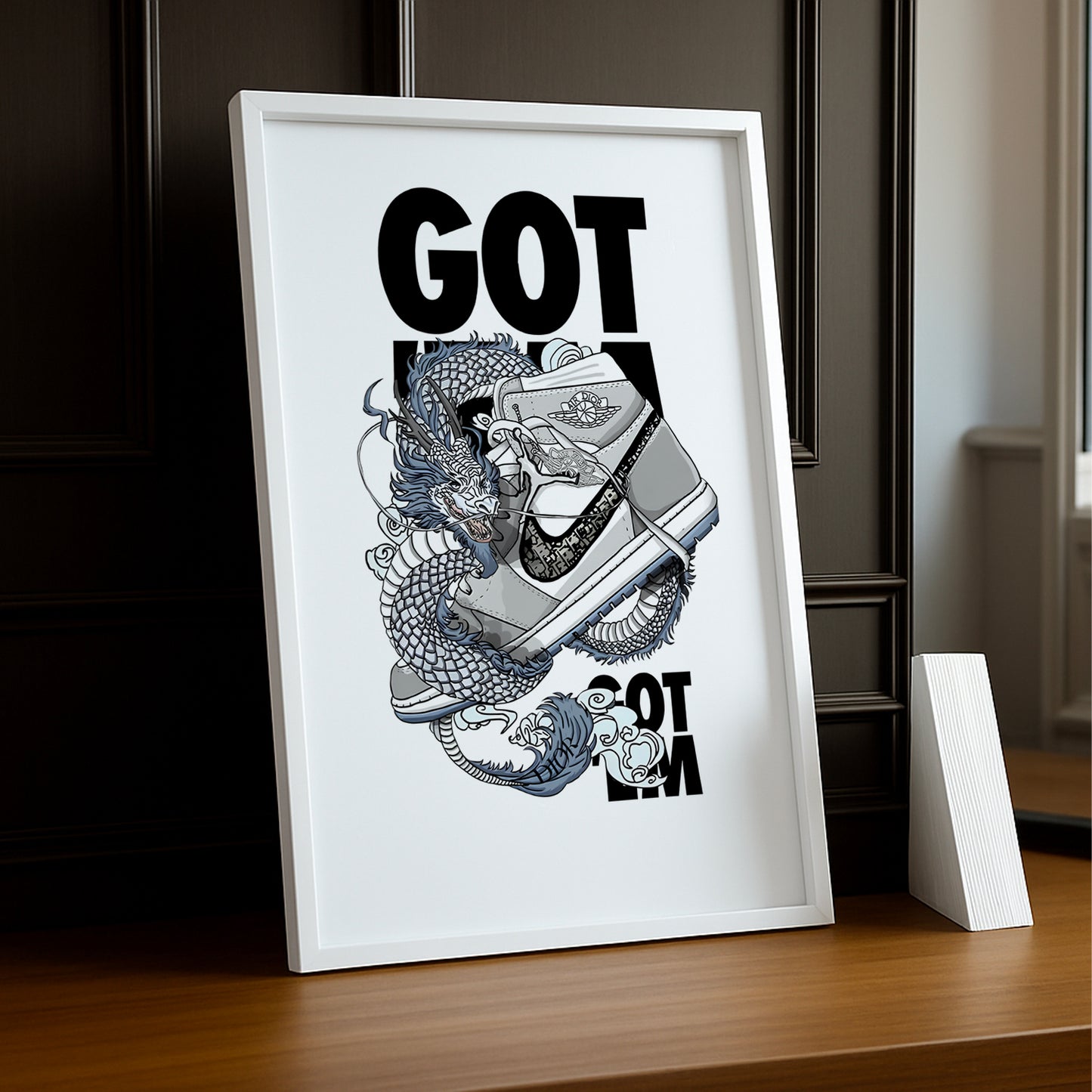 Poster Nike Air Jordan 1 High x Dior Got'Em