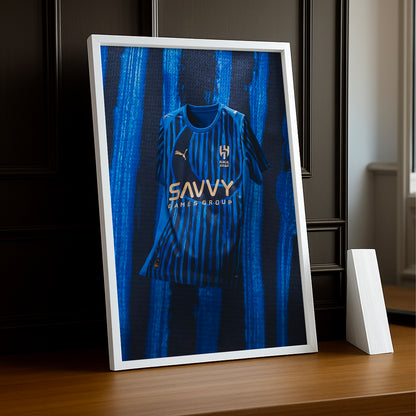 Poster Maillot Football - Al Hilal 2025-2026