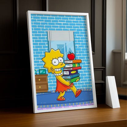 Cadre Photo Les Simpsons - Lisa Simpson School
