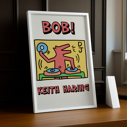 Cadre photo Keith Haring