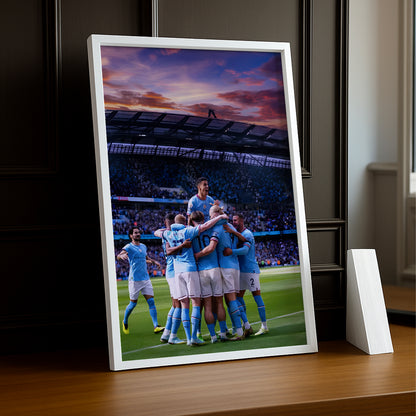 Poster Manchester City - Célébration